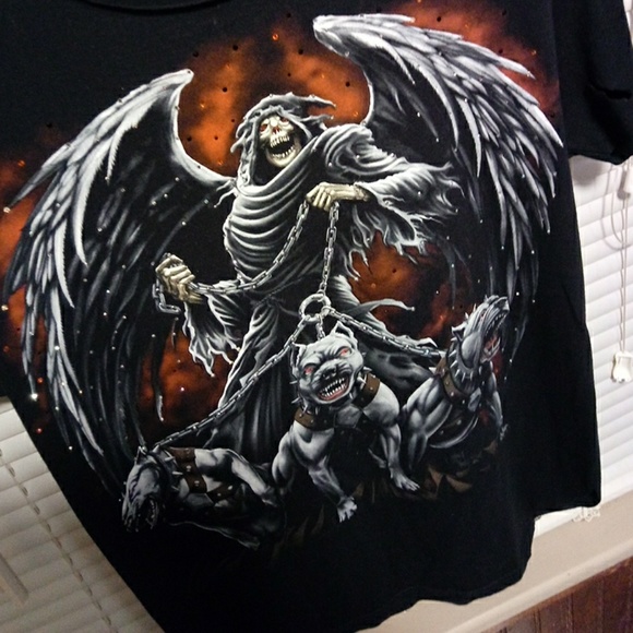 🆕Rhinestone Skull Tee - Picture 6 of 8